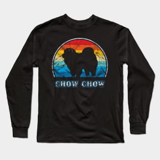 Chow Chow Vintage Design Dog Long Sleeve T-Shirt